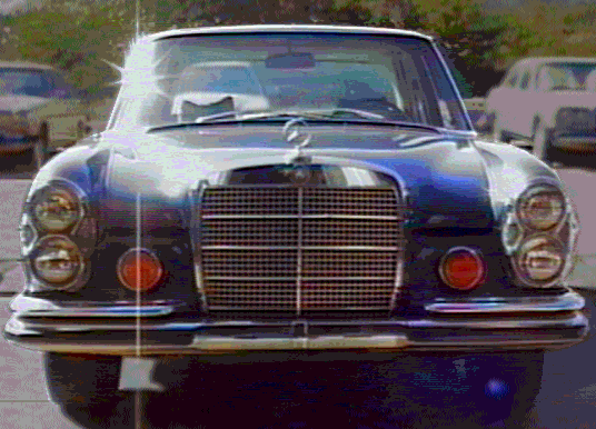 Front view of 1972 Mercedes Benz 300SEL